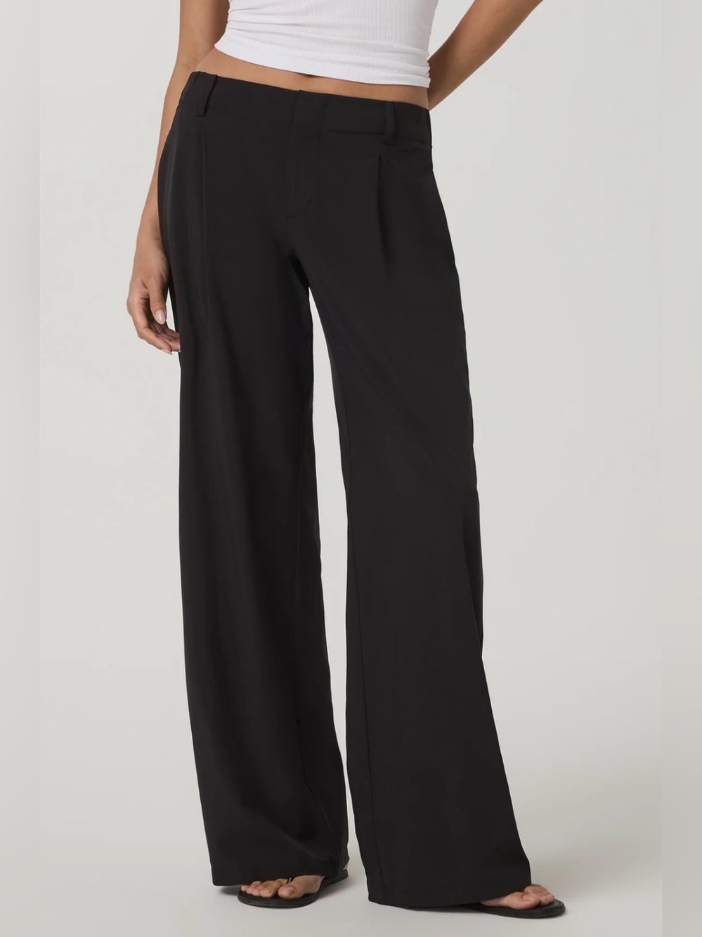 Vuori NWT Villa Wide Leg Trouser Black Sz M